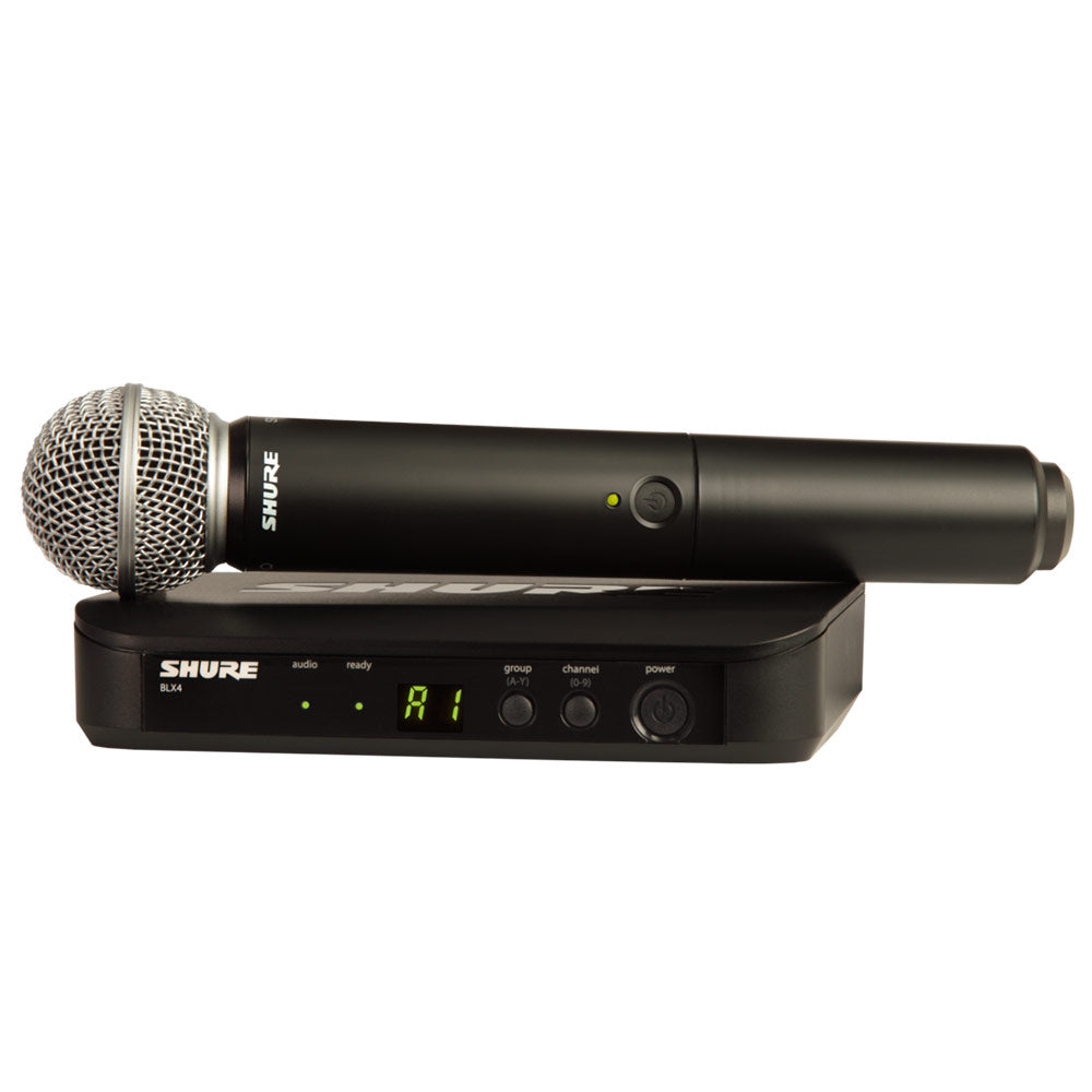 Shure BLX24/SM58 Handheld Wireless System (H11 Band - 572-596 MHz)