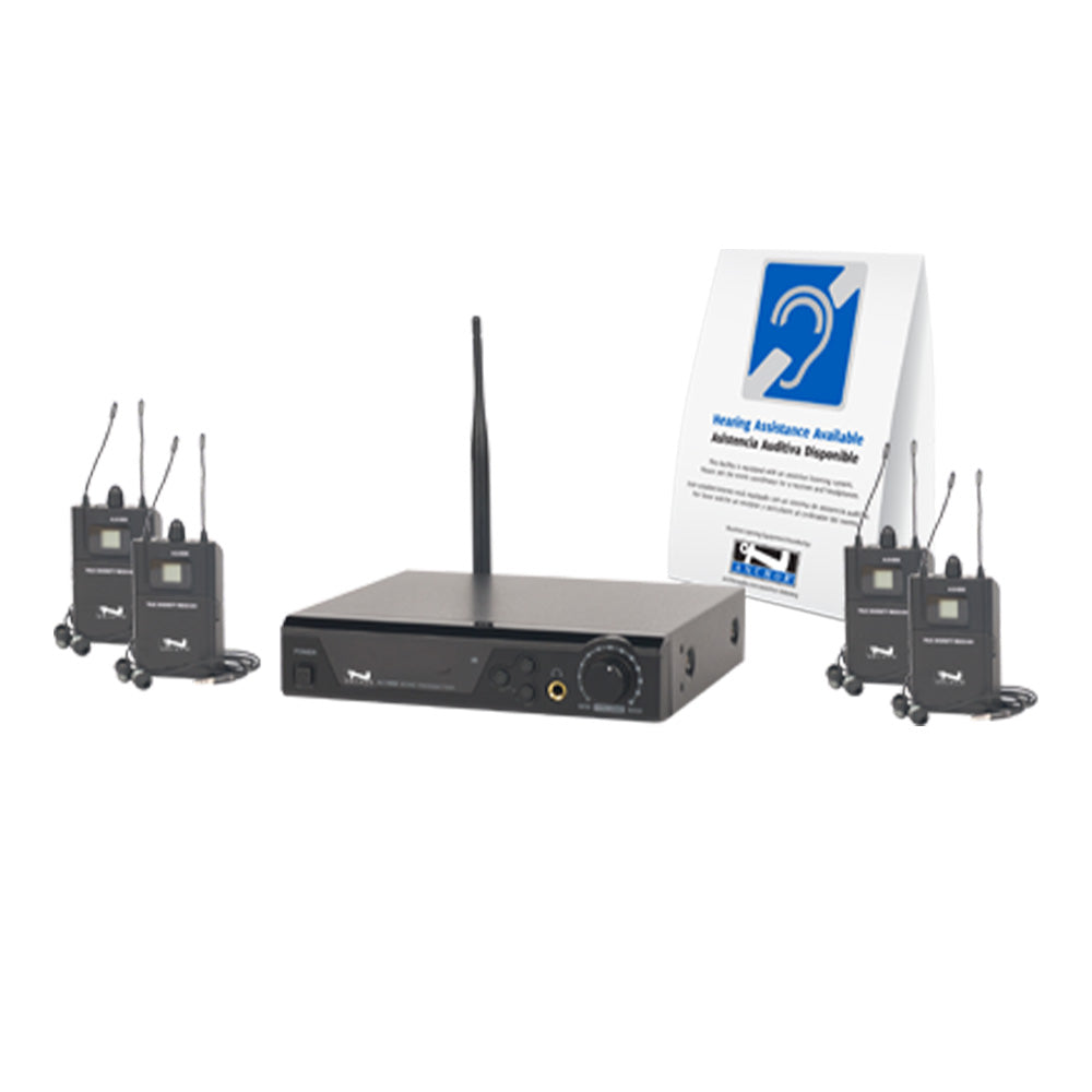 Anchor Audio AL-9000 - Four-Pack Assistive Listening System