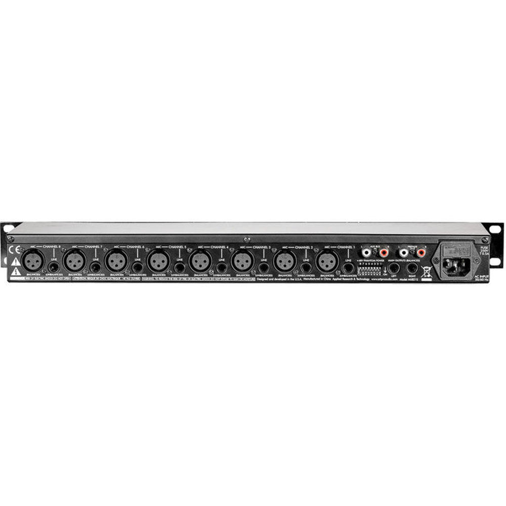 ART MX821S 8 Channel Rackmount Mic and Line Mixer