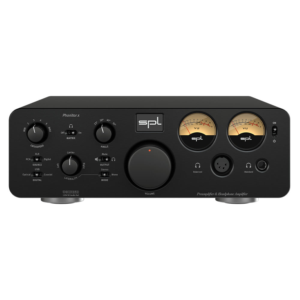 SPL Phonitor X - Headphone Amplifier and Monitor Amplifier (Black)