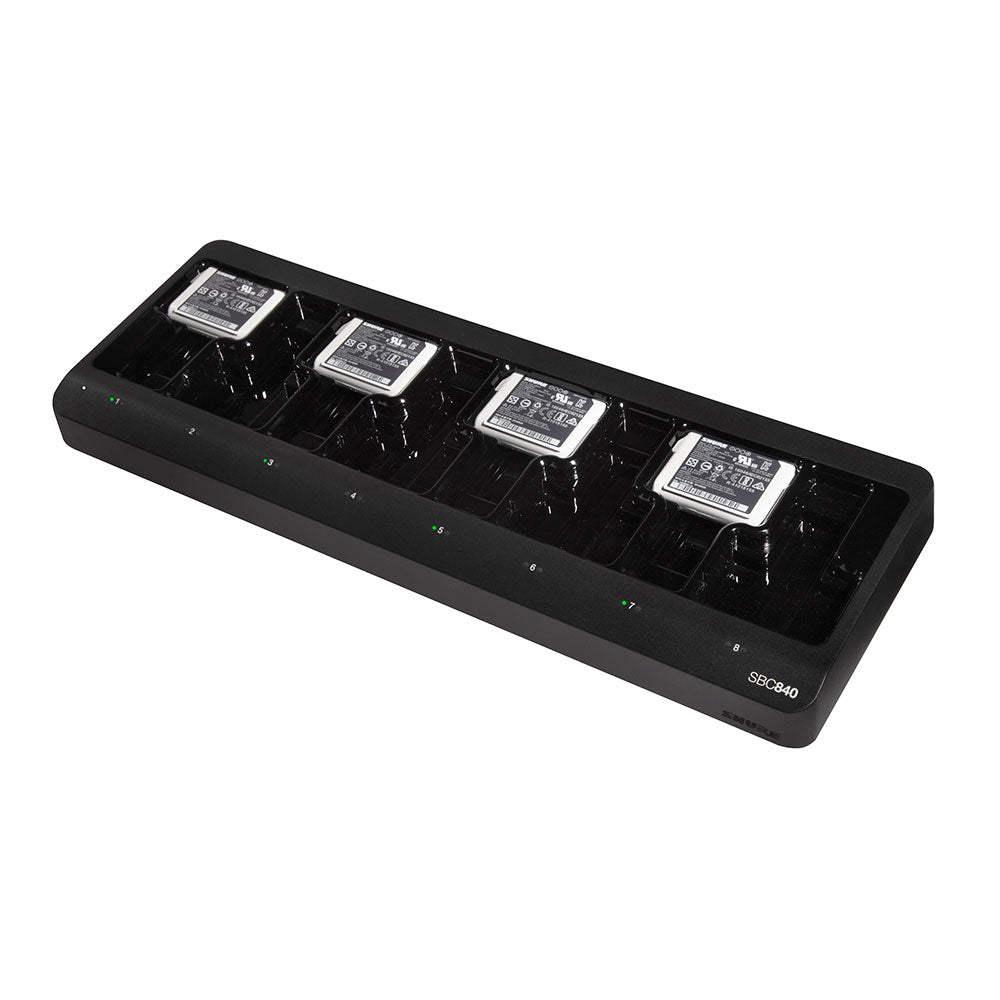 Shure SBC840 Eight-Bay Networked Charging Station