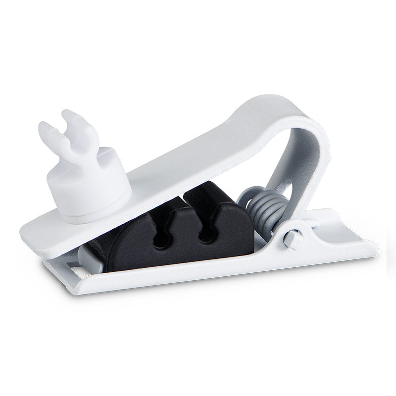 Shure RPMDL4STC Single Tie Clip for DL4 Lavalier (White / Set of 3)