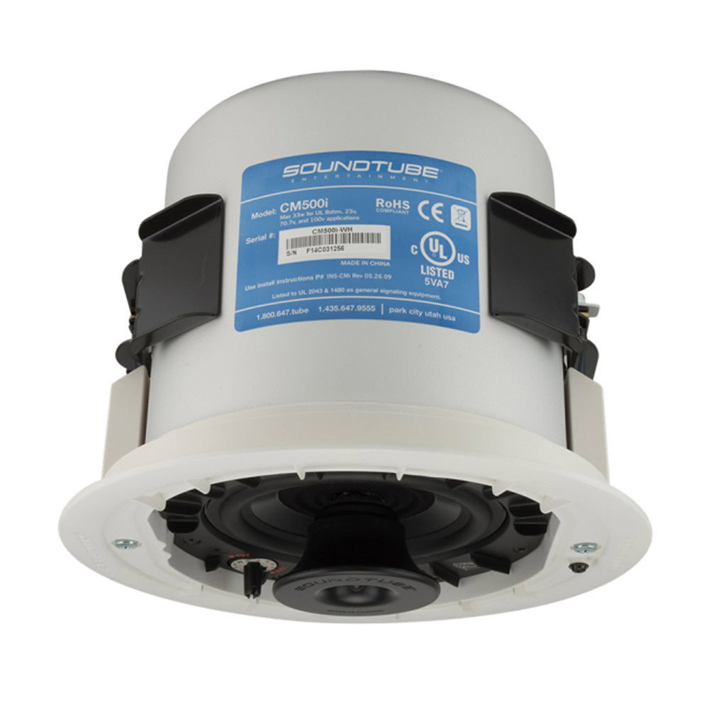 Soundtube CM500i-WH - Two-Way 5.25-Inch In-Ceiling Loudspeaker (White)