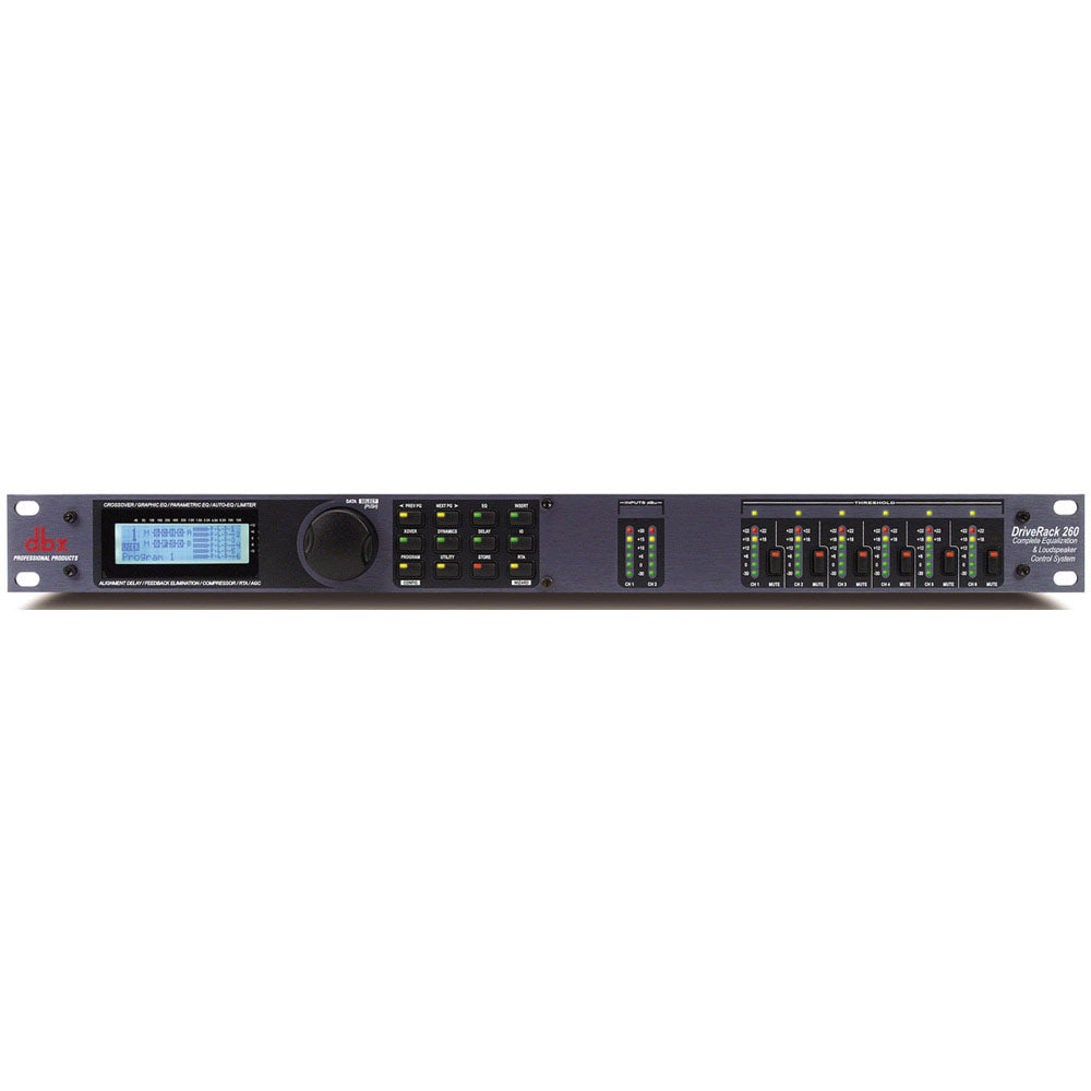 DBX Driverack 260 Equalization and Loudspeaker Management System