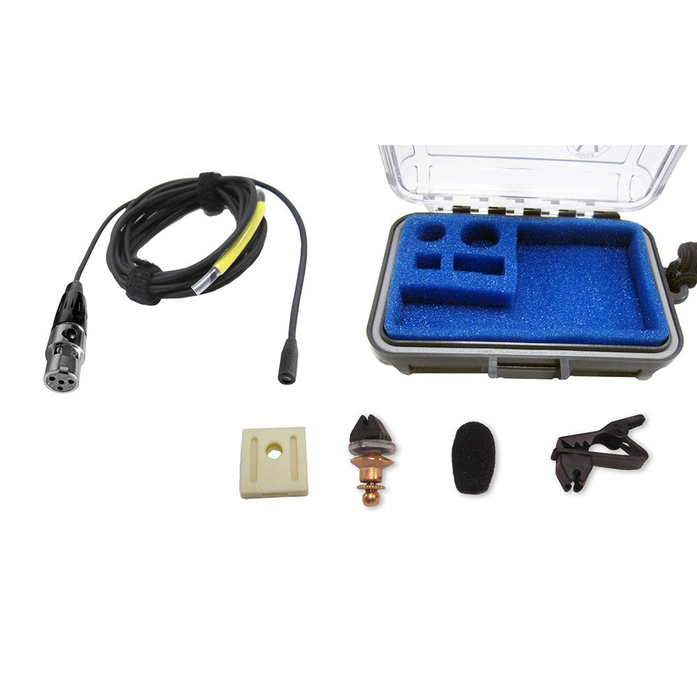 Voice Technologies VT403 Omni Lavalier Microphone (Beige/TA4F)