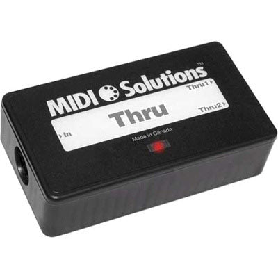 MIDI Solutions Thru 2-Output Active MIDI Thru Box