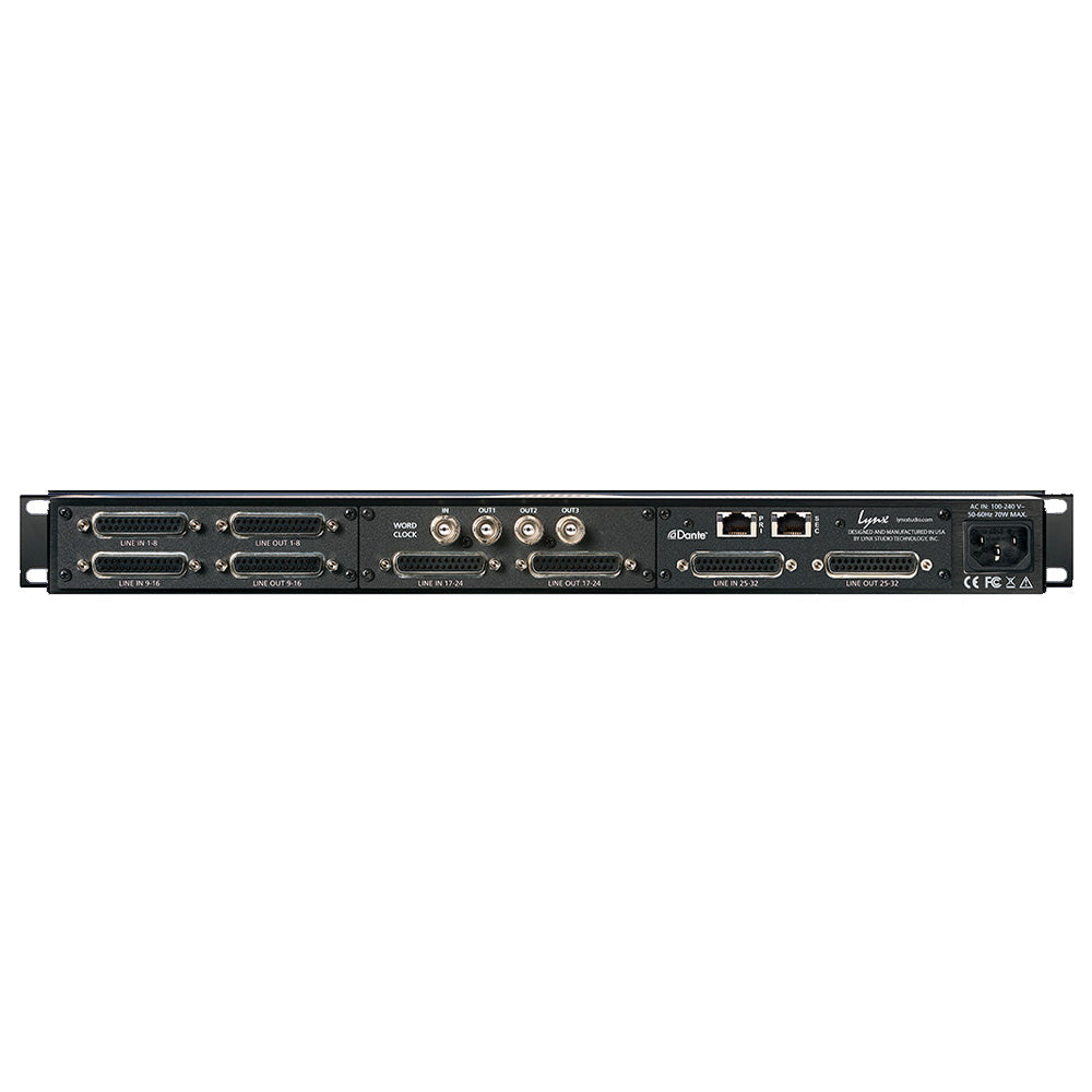Lynx Aurora(n) 32 DNT - 32-Channel DA/AD Converter with Dante Option