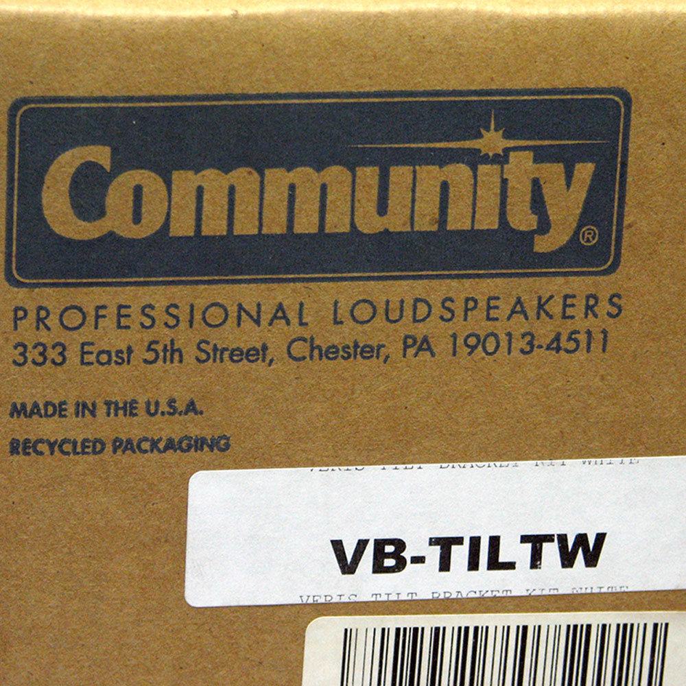 Community VB-TILTW Veris Tilting Bracket - White