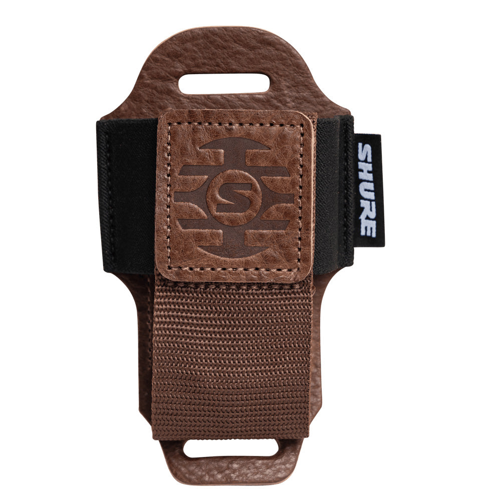 Shure SH-BODYPACK-PBN-L - Wireless Bodypack Transmitter Pouch (Brown)