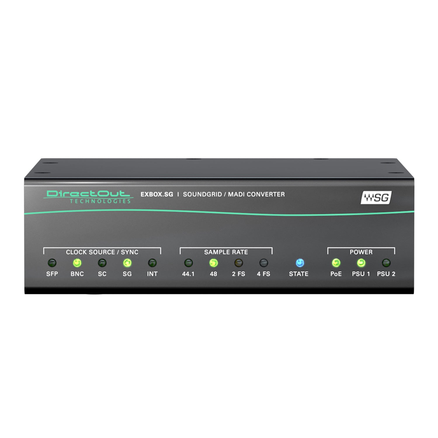 DirectOut EXBOX.SG Rev 2 - 128-Channel SoundGrid to MADI Interface