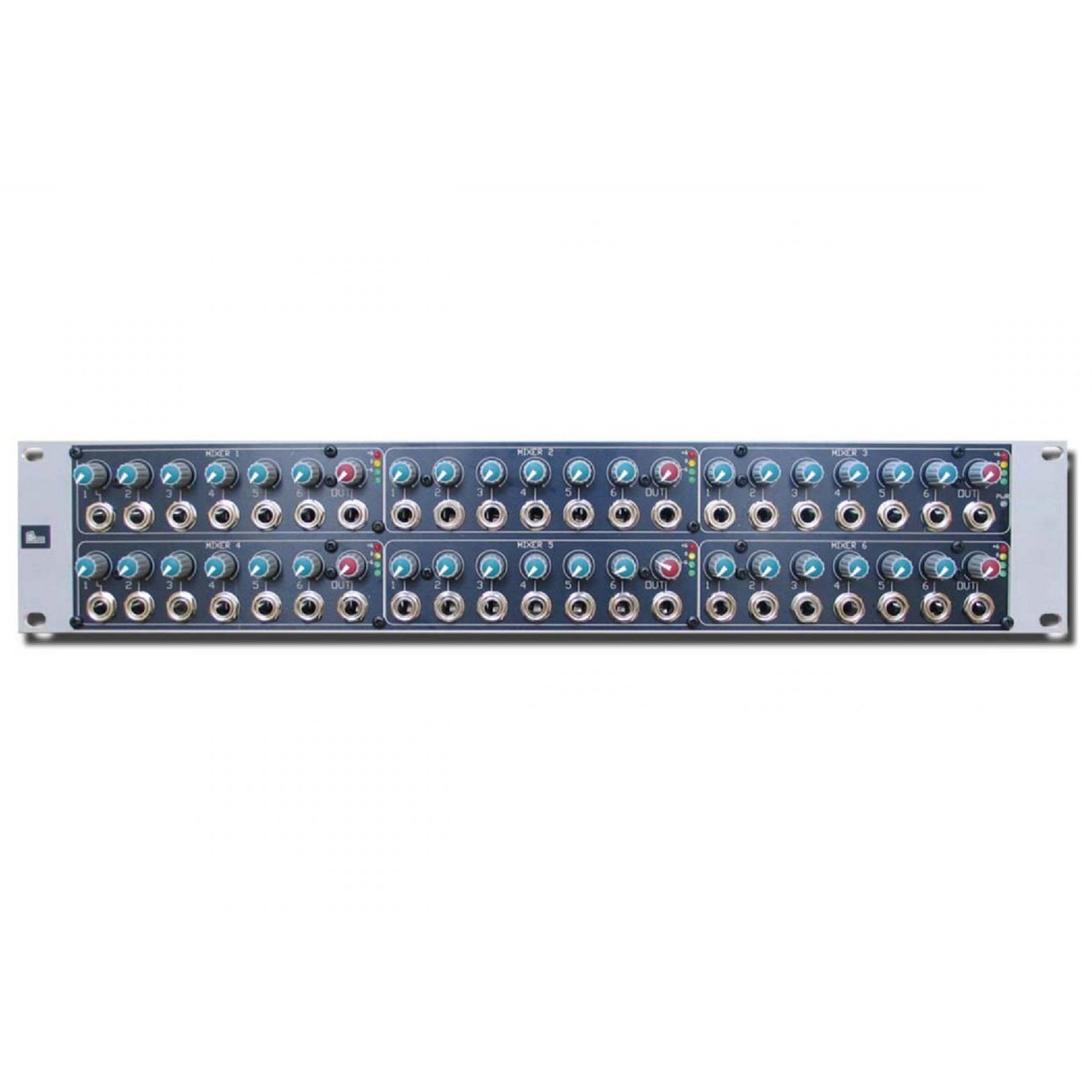 Glensound DITTO 616J - 6 Input Mixer x 6 With Front Panel Jack Inputs
