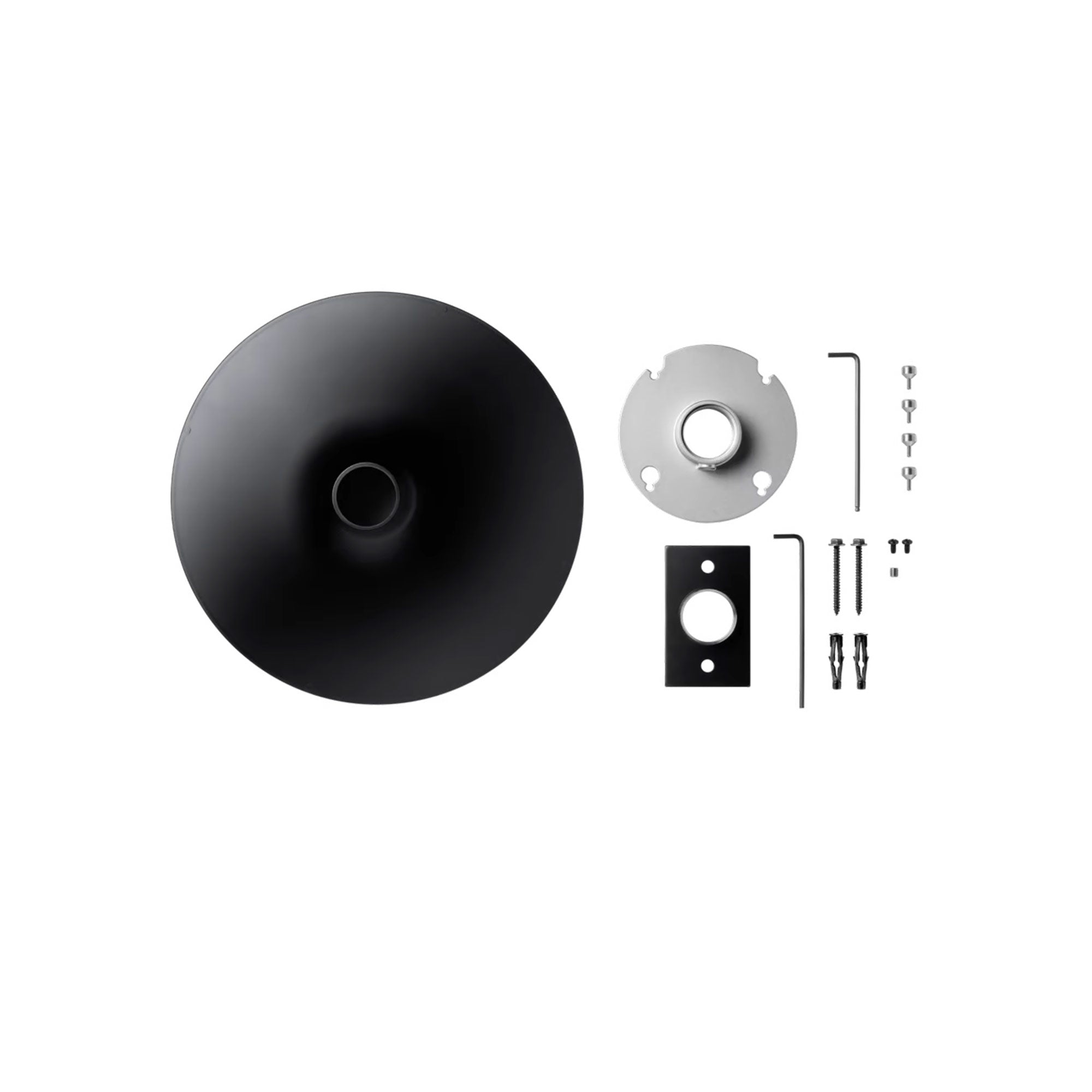 Shure A900B-R-PM - Round Pole Mount Kit for MXA910 or MXA920 (Black)
