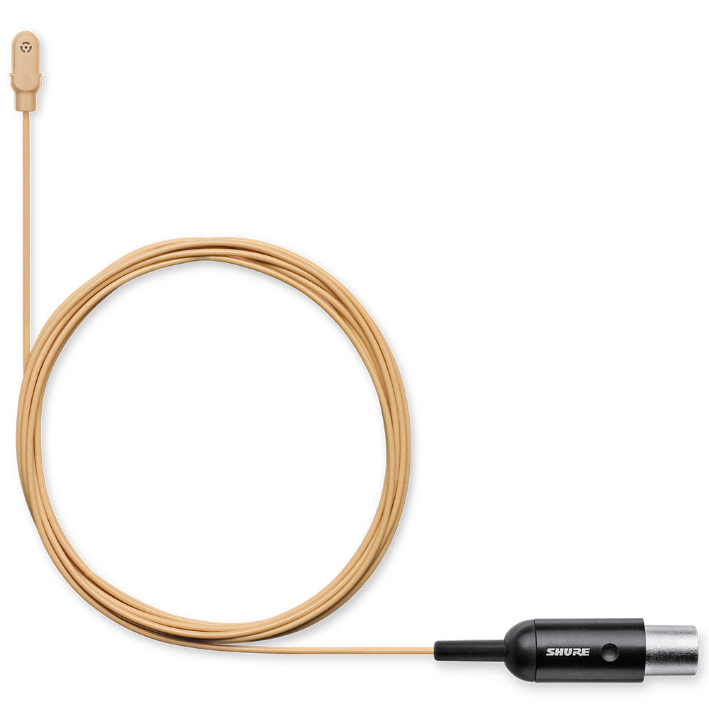 Shure DL4 DuraPlex Series Lavalier Microphone (Tan / MTQG)