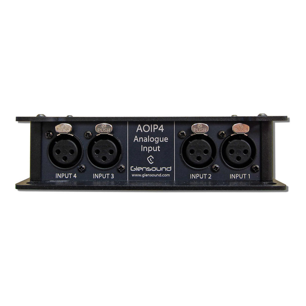 Glensound AoIP4I - 4-Channel Analog Input to Dante/AES67 Interface