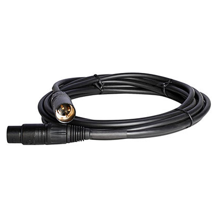 Mogami Gold Stage Microphone Cable for Stage Use with Black/Gold Pin XLR Connectors - 30 feet