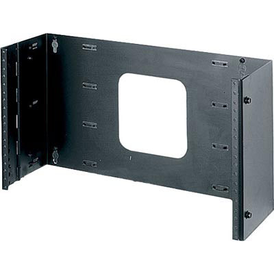 Middle Atlantic HPM-6 Six-Space Hinged Wall Mounting Rack Panel - 6 inches Deep