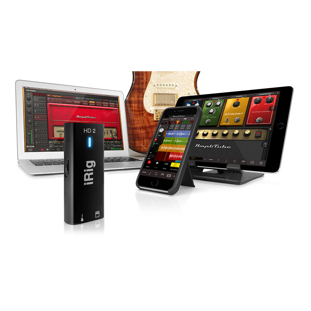 IK Multimedia iRig HD 2 - Professional Guitar Interface for iOS Devices