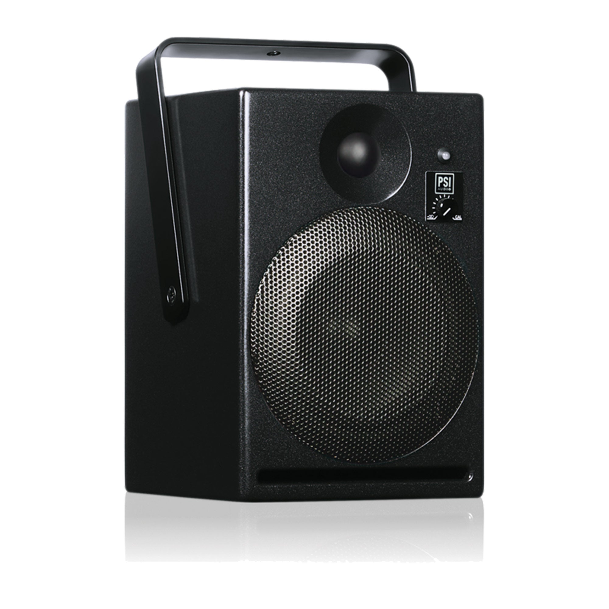 PSI Audio A14-M Broadcast - Compact Two-Way Studio Monitor with Bracket (Black)