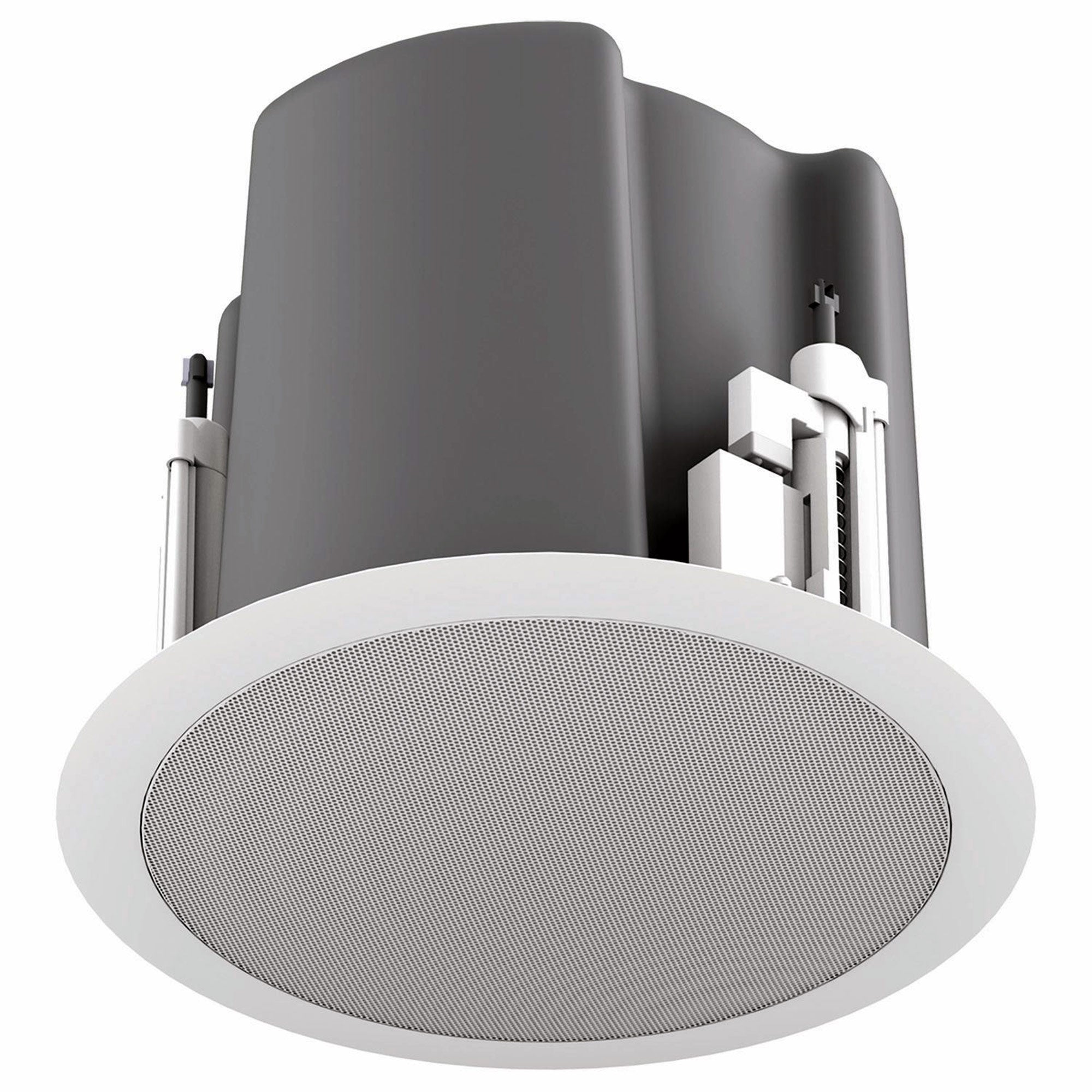AtlasIED FAP63T-BEGR - 6.5-Inch Coaxial In-Ceiling Loudspeaker with Transformer (Black)