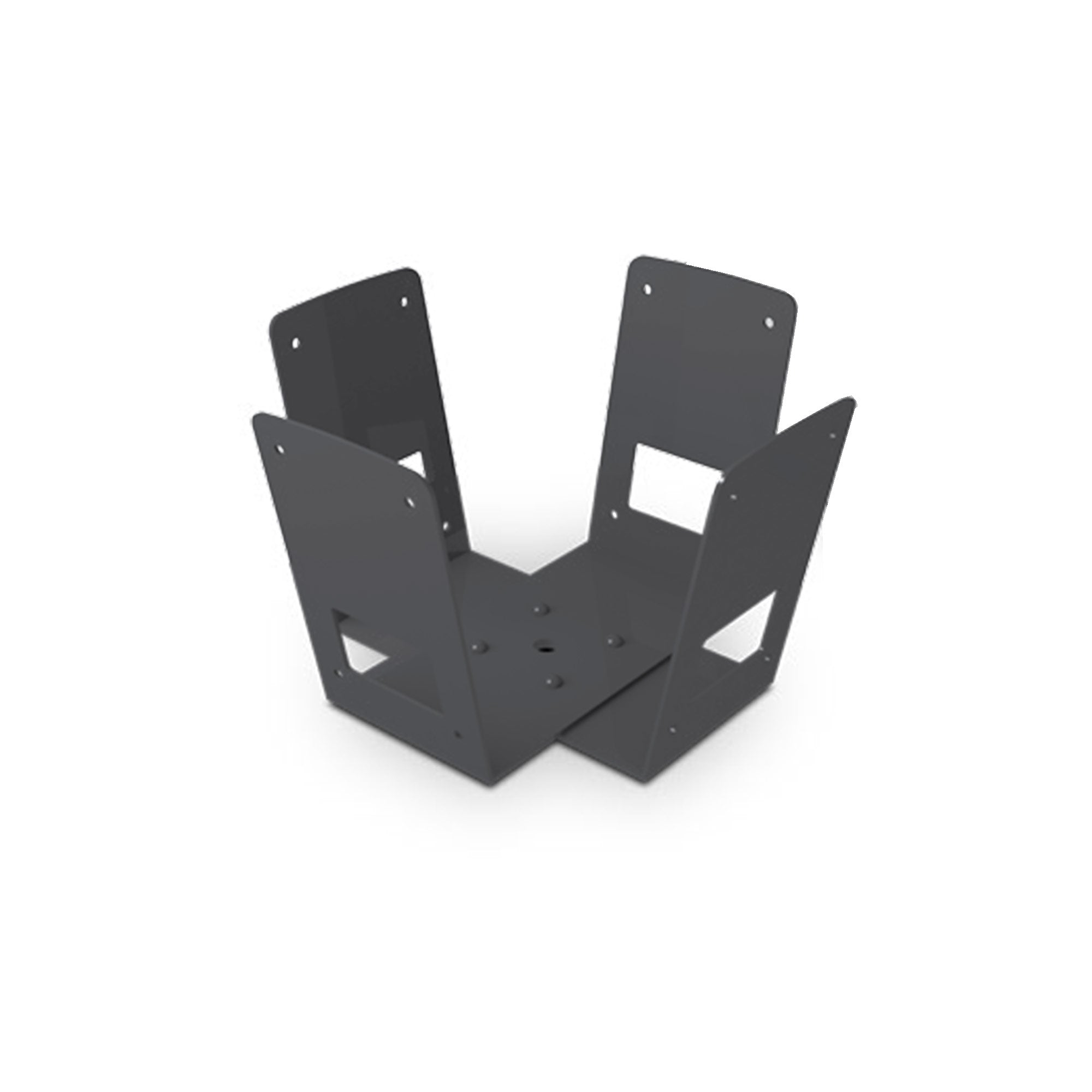 Biamp MASKCW - Double V-Shape Cluster Bracket for MASKC Loudspeakers (Black)