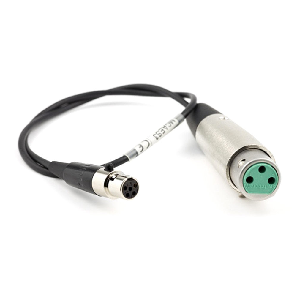 Lectrosonics MCAES3 - TA5F to XLRF Digital Audio Adapter Cable (18 Inch)