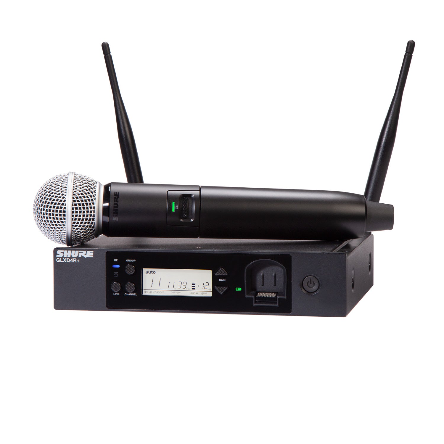 Shure GLXD24R+/SM58 - Digital Wireless Handheld Rack System with SM58