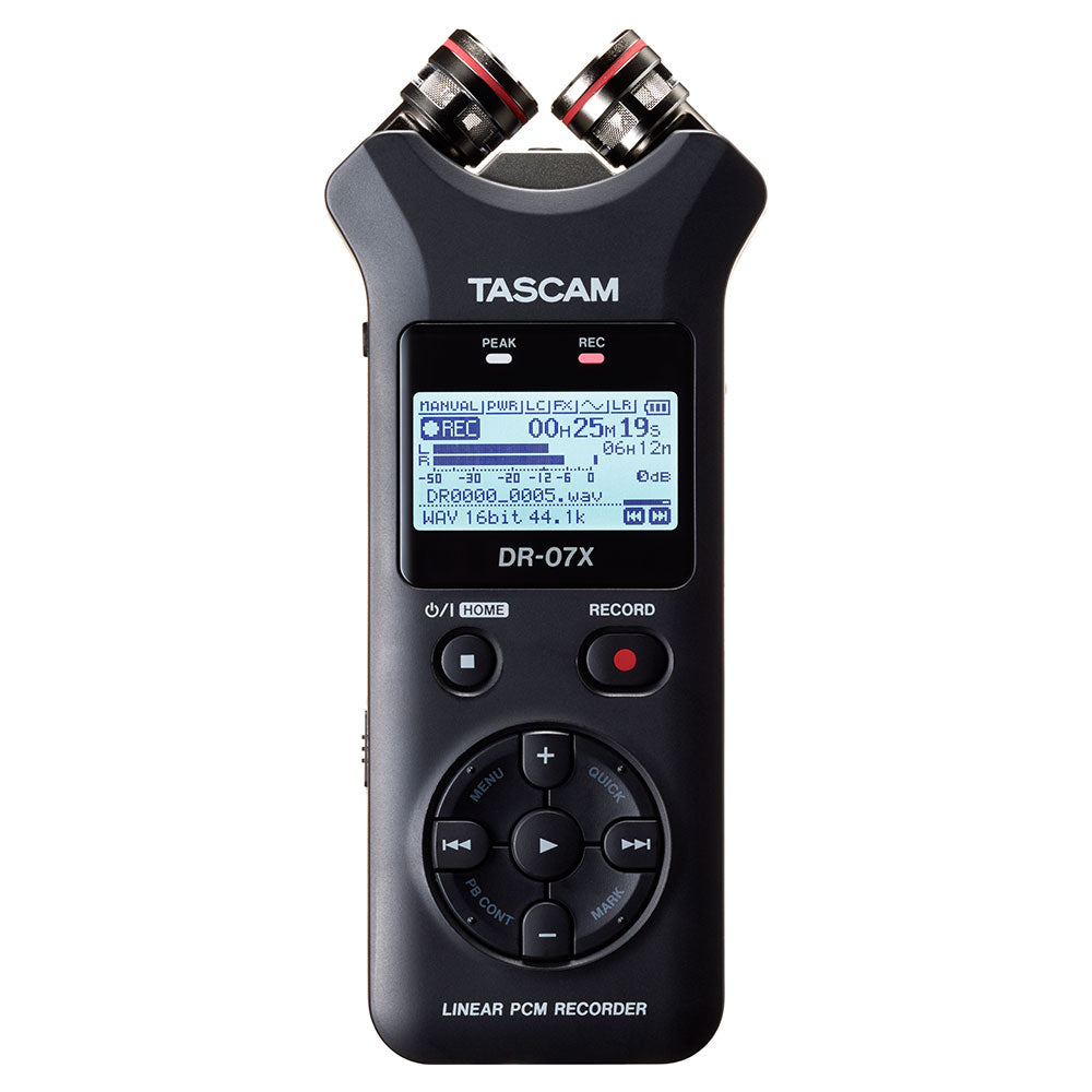 Tascam DR-07X Portable Handheld Digital Recorder