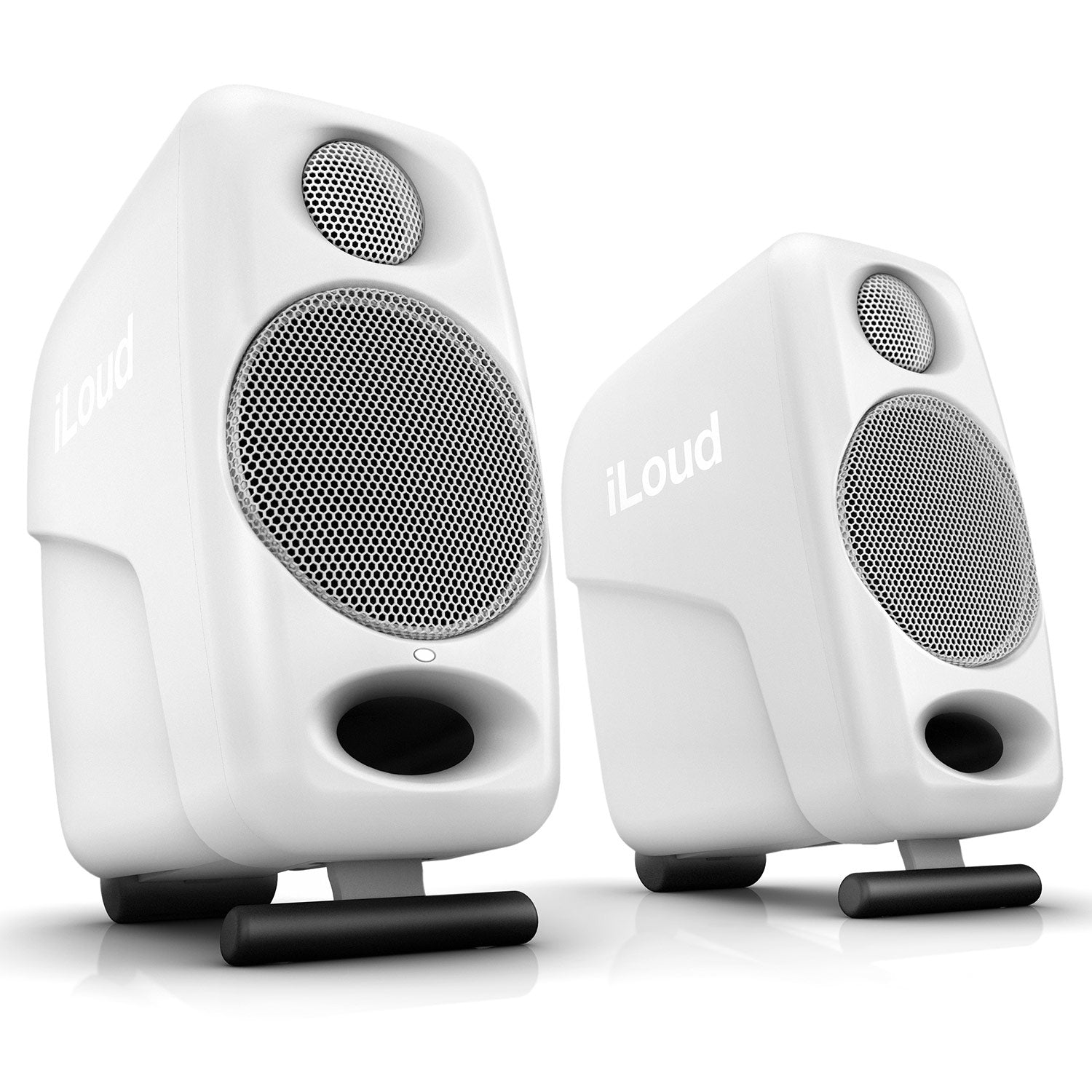 IK Multimedia iLoud Micro Monitor - Desktop Bluetooth Active Monitors (White / Pair)