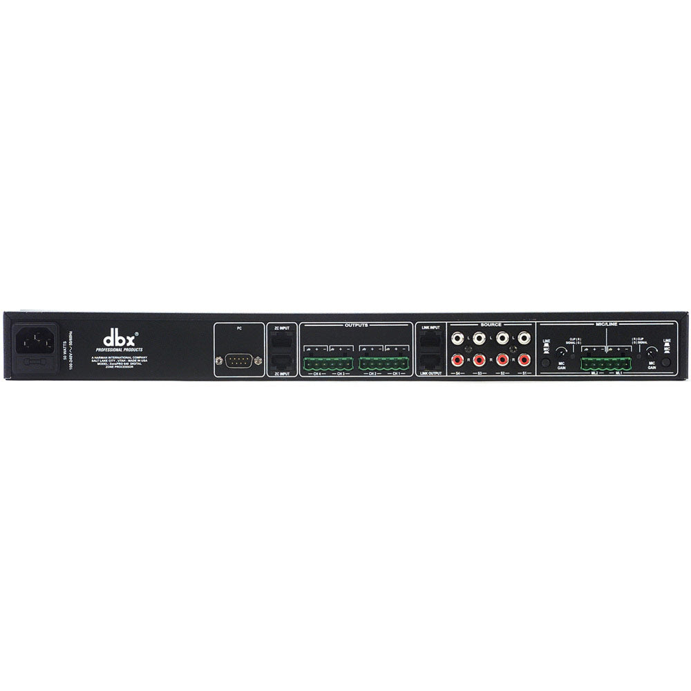 DBX ZonePRO 640 6-Input 4-Output Digital Zone Processor