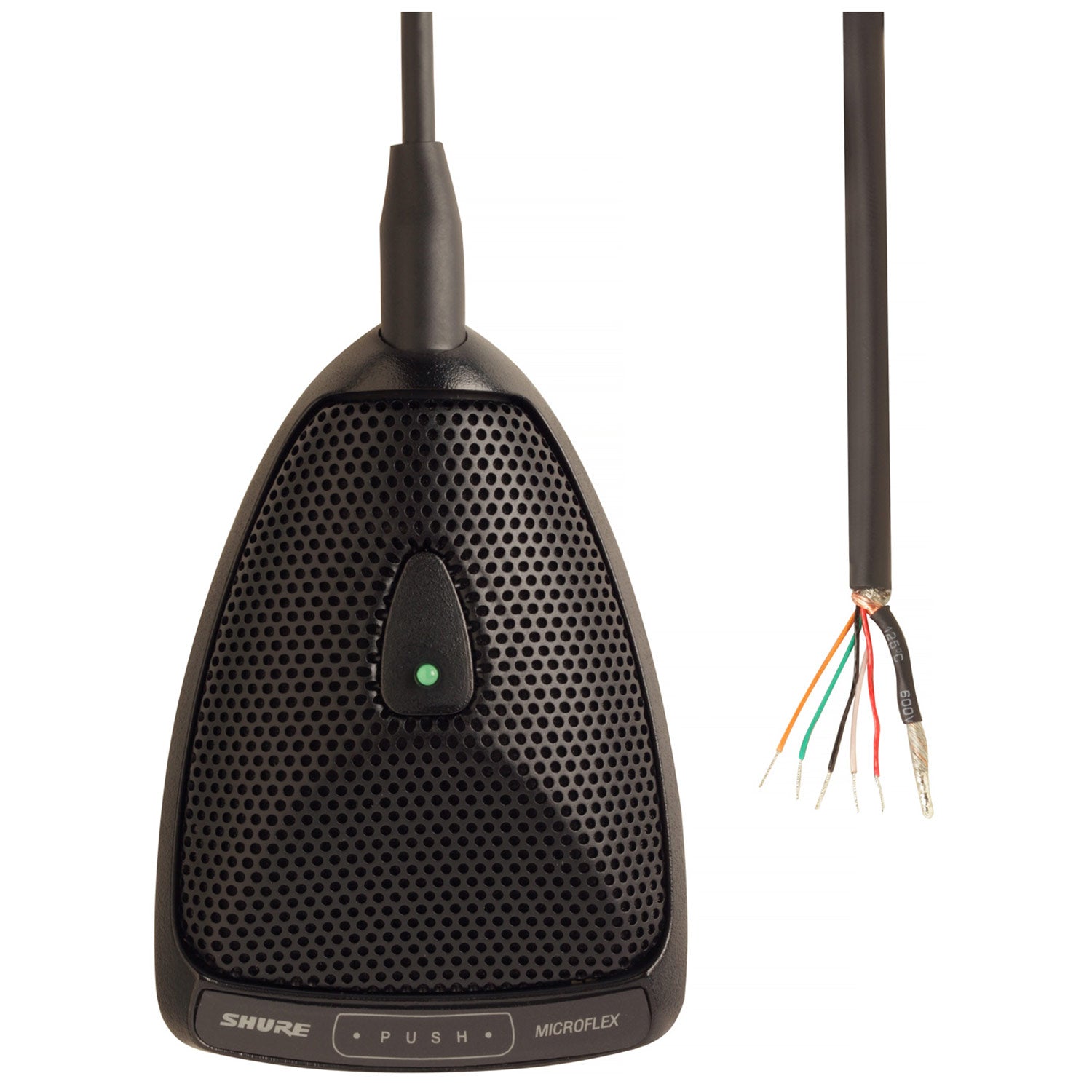 Shure MX392/O Microflex Condenser Boundary Microphone (Omni) - Wired Cable - No Connector