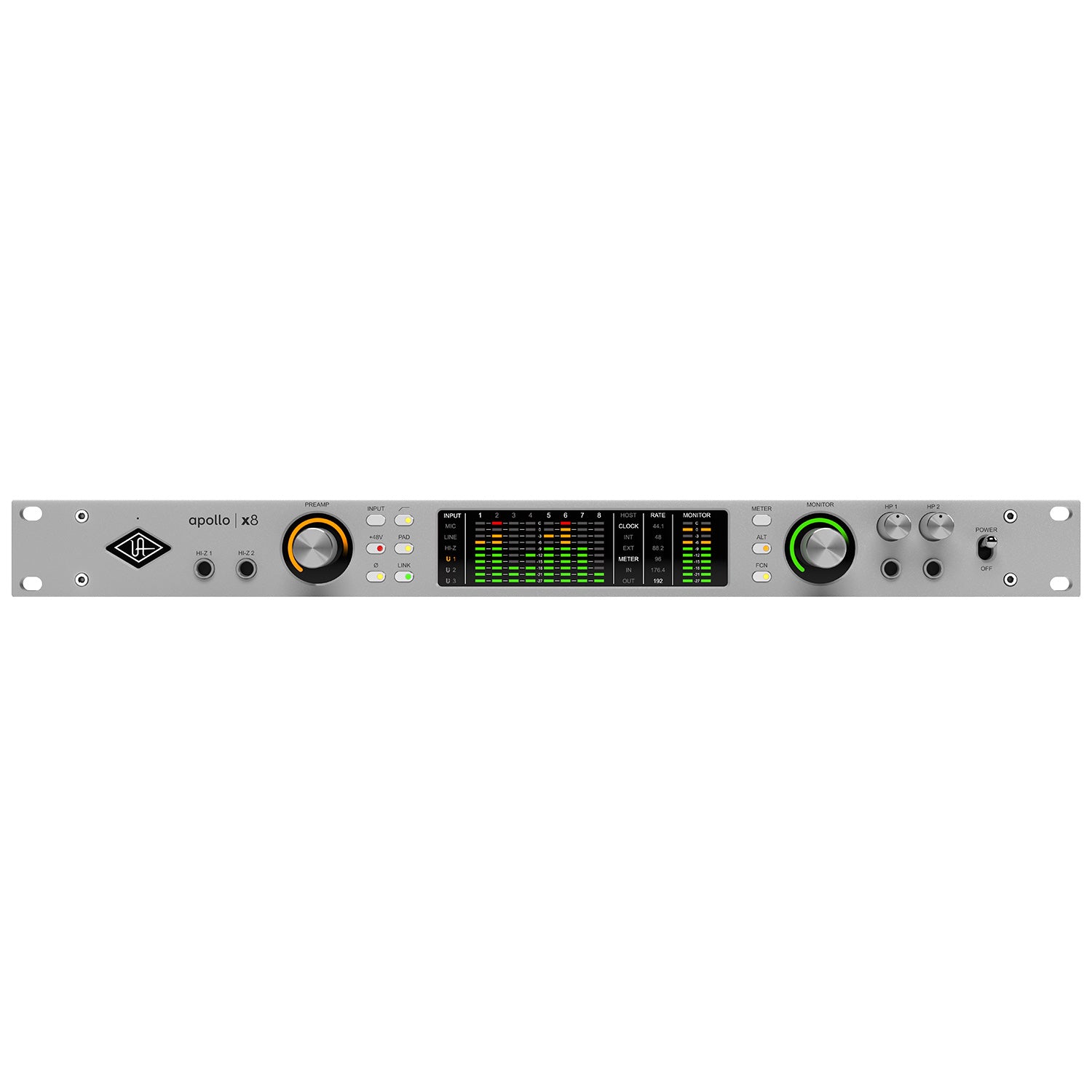 Universal Audio Apollo x8 Gen 2 - 18x24 Thunderbolt Audio Interface with Studio Plus Plugin Bundle