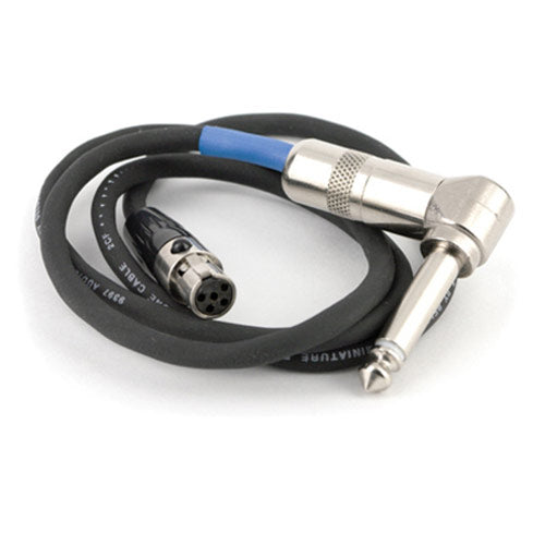 Lectrosonics MI33PRA - 1/4 Right Angle Instrument to TA5F Adapter Cable