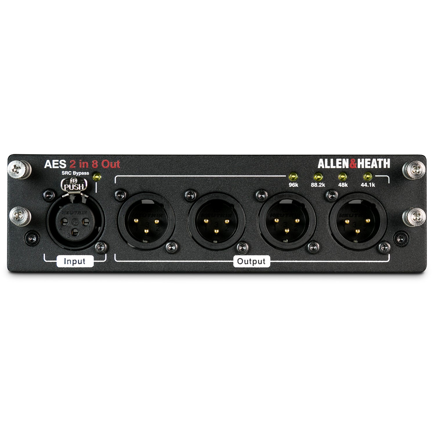 Allen and Heath M-DL-AES2I8O-A AES3 2-In/8-Out Expansion for dLive Series Mixers