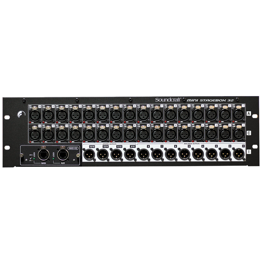 Soundcraft Mini Stagebox 32R - Stage Box for Soundcraft Digital Mixers