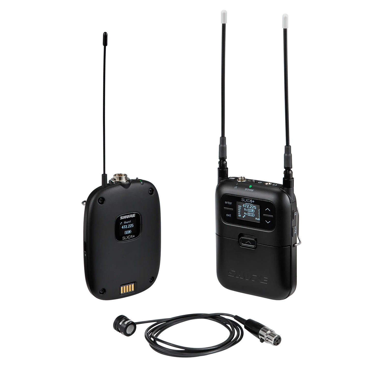Shure SLXD15+/85M - Camera Lavalier Wireless System (G57 Band/470-616 MHz)