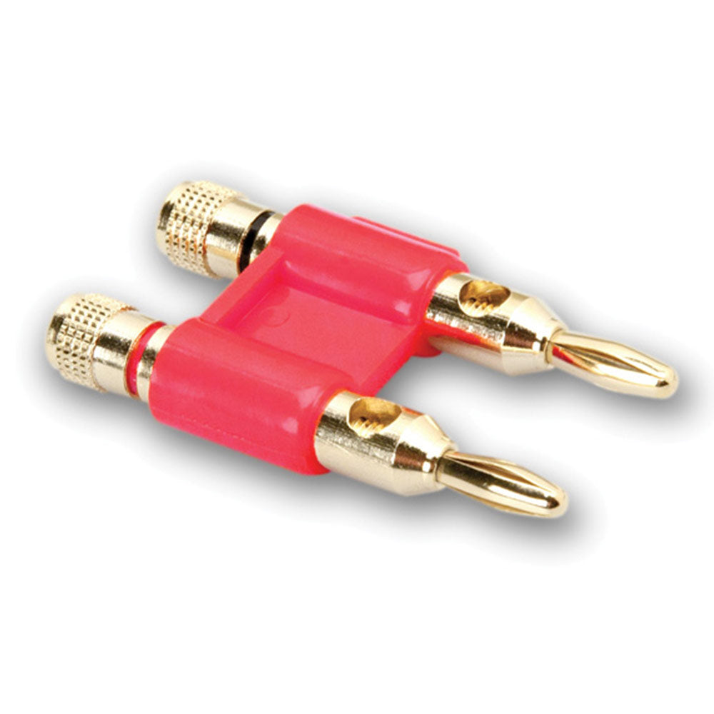 Hosa BNA-260RD Dual Banana Connector, Red