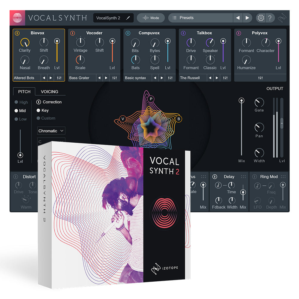 iZotope VocalSynth 2 - Upgrade from Music Production Suite (VST/AU/AAX/RTAS)