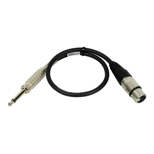 Sescom SC50XJS XLRF to TS Audio Cable (50 Foot)