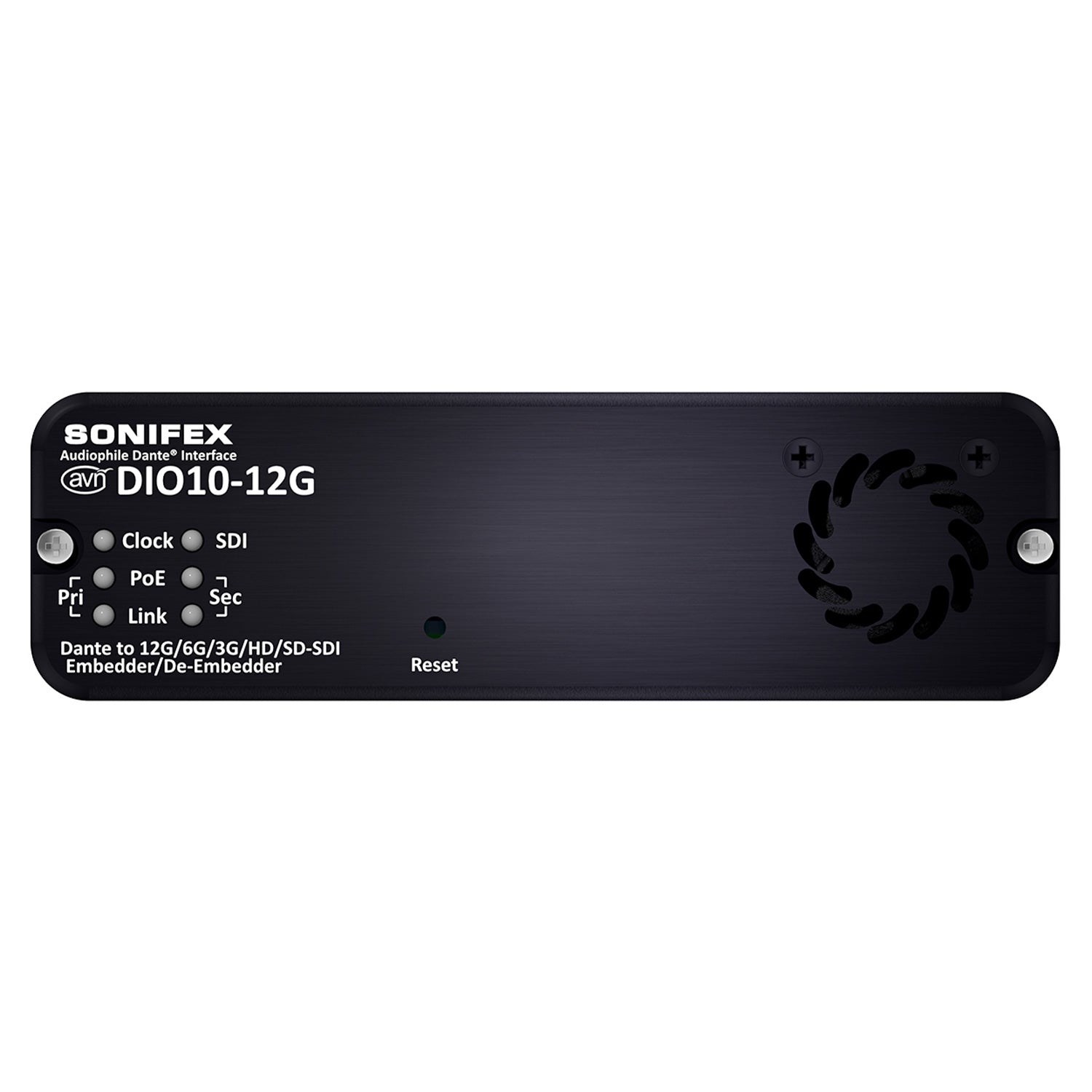 Sonifex AVN-DIO10-12G - Dante to 12G/6G/3G/HD/SD-SDI Embedder/De-Embedder