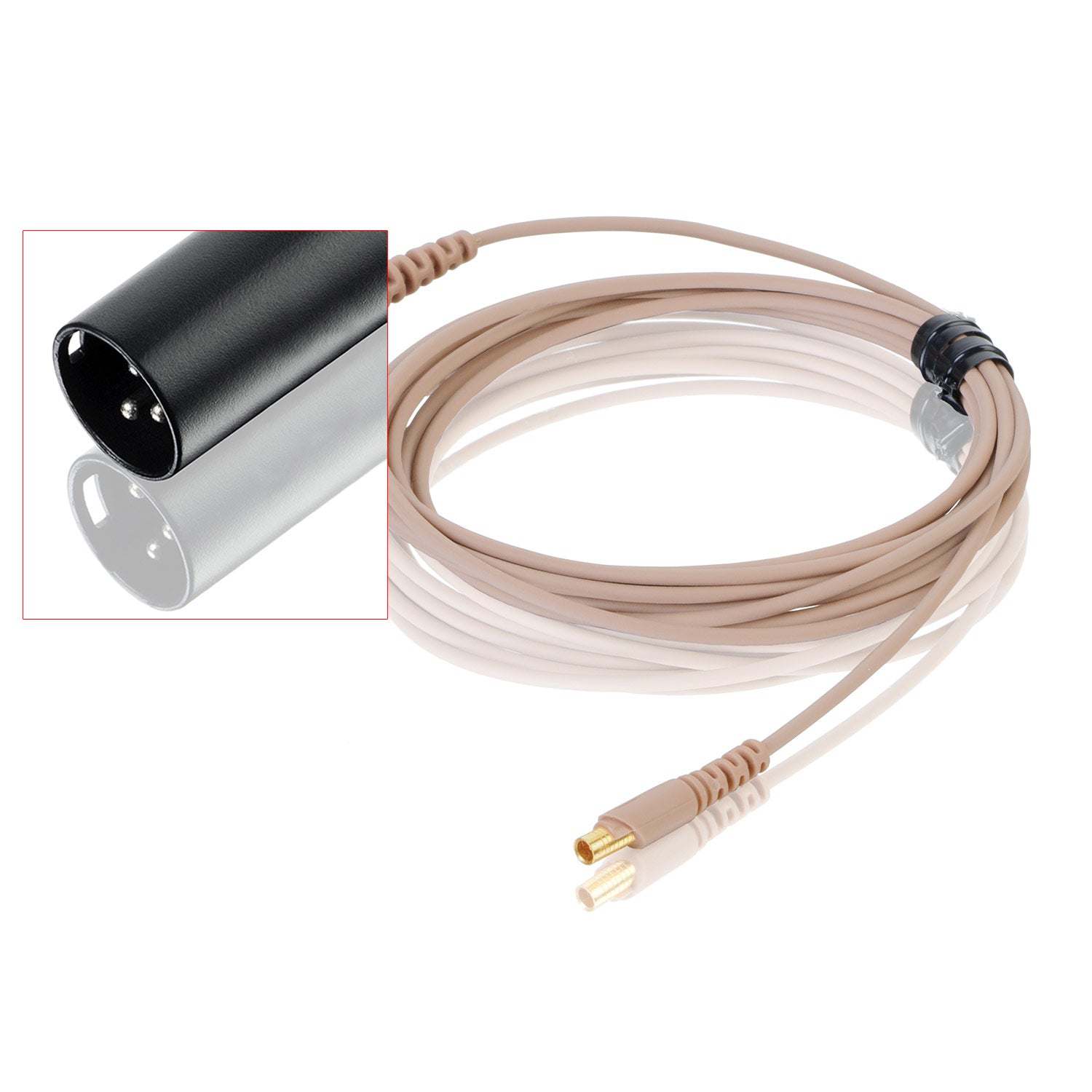 Countryman E2CABLET E2 Earset Cable (Tan / Hardwired XLR)