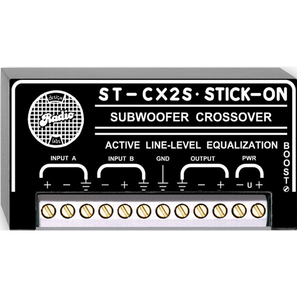 RDL ST-CX2S Subwoofer Crossover Filter
