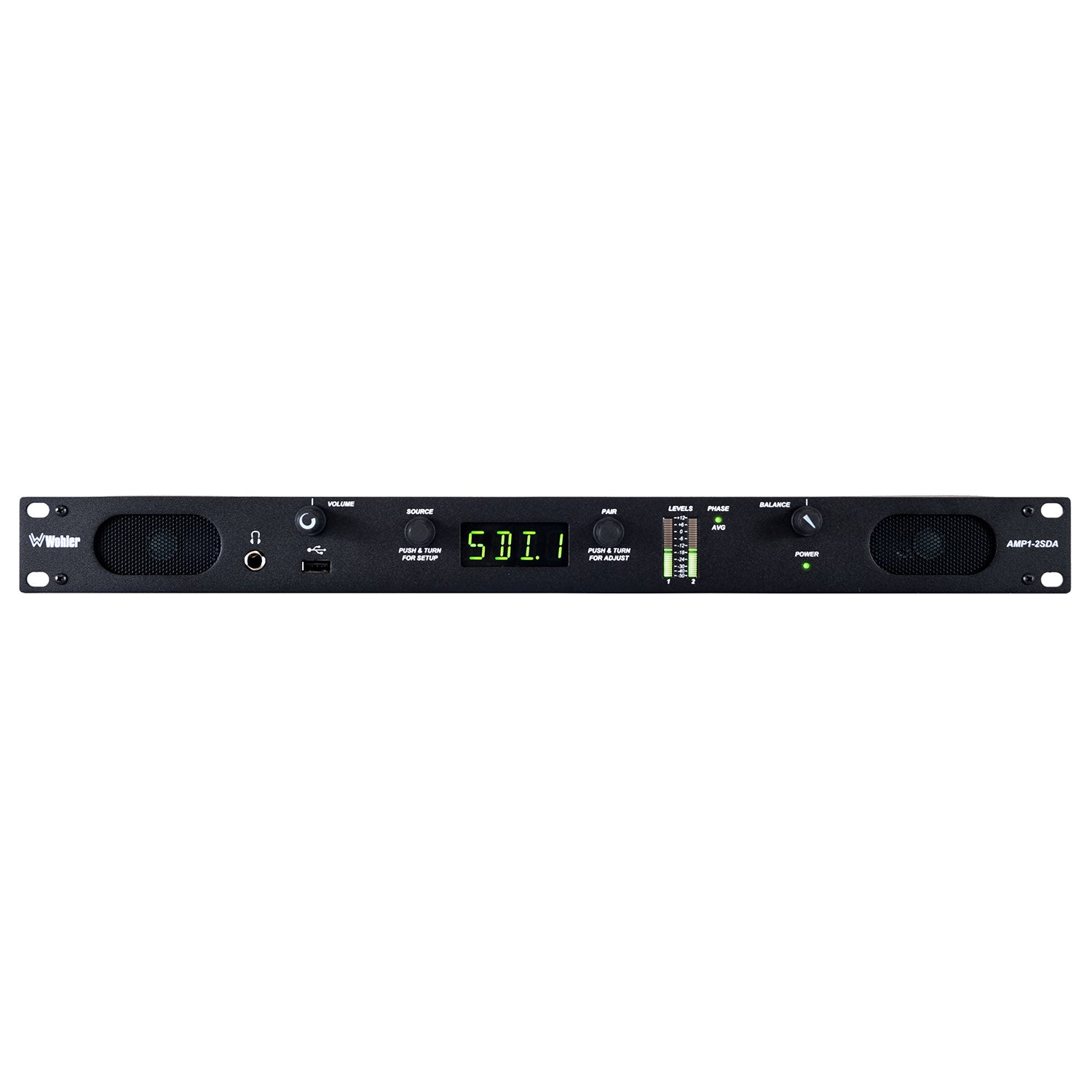 Wohler AMP1-2SDA 2-Channel 3G/HD/SDI/AES3/Analog Audio Monitor