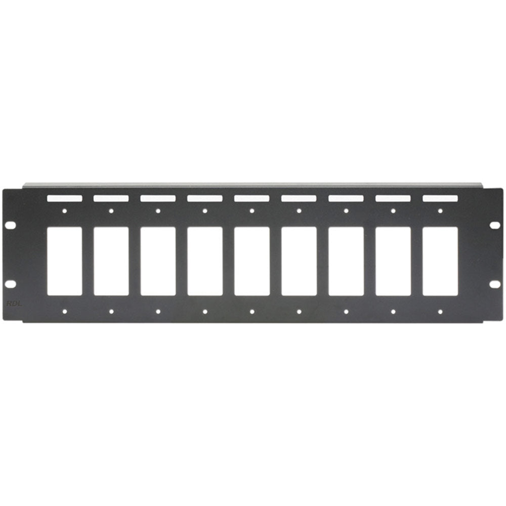 RDL RM-D9 Rack Mount for 9 Decora Modules - 3 RU