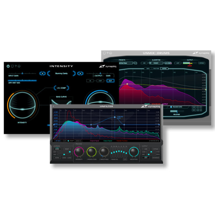 Zynaptiq MB1 Master Bundle - Unfilter, Unmix::Drums, Intensity (VST/AU/AAX/RTAS)