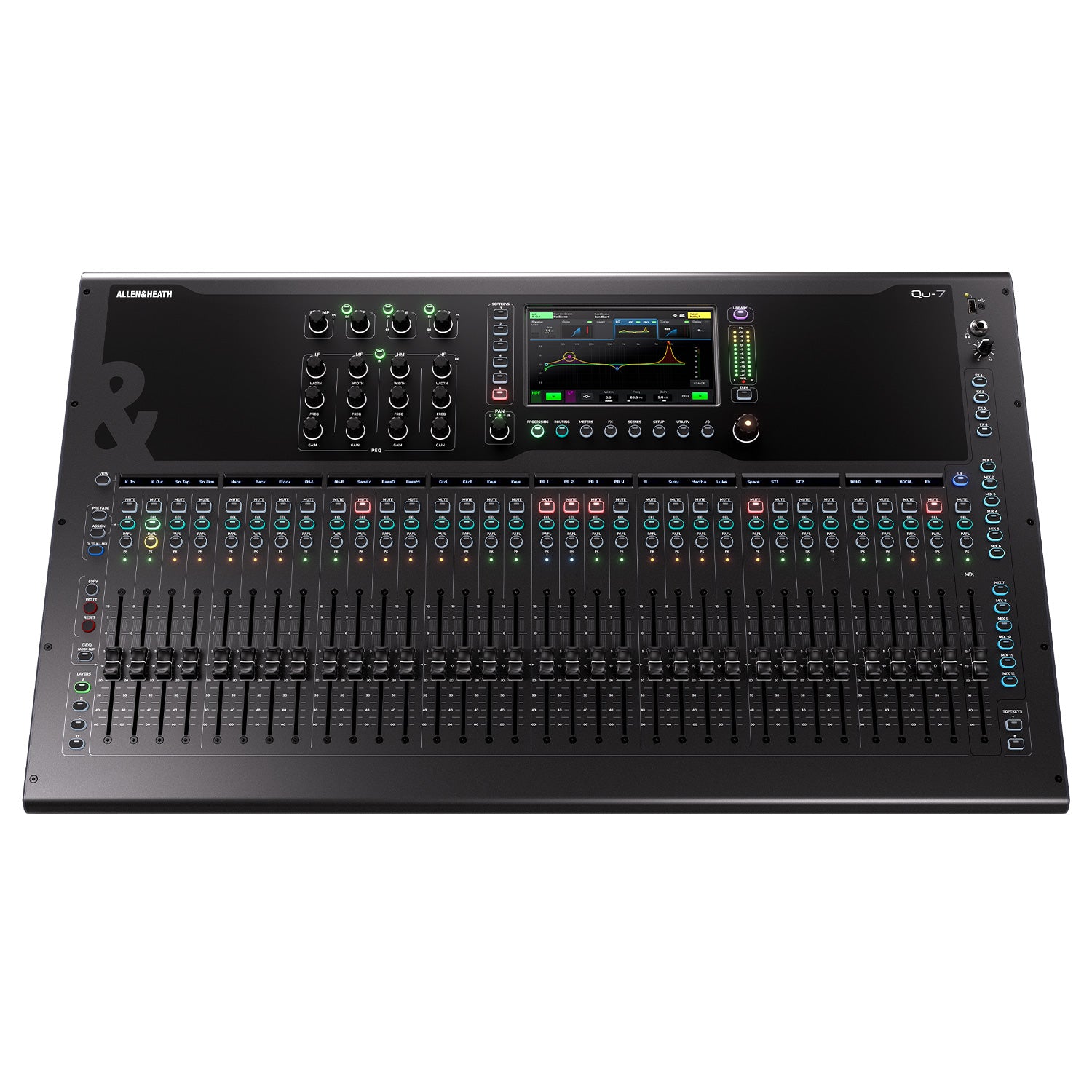 Allen and Heath Qu-7 - 32+1 Fader 38-Input Digital Mixer