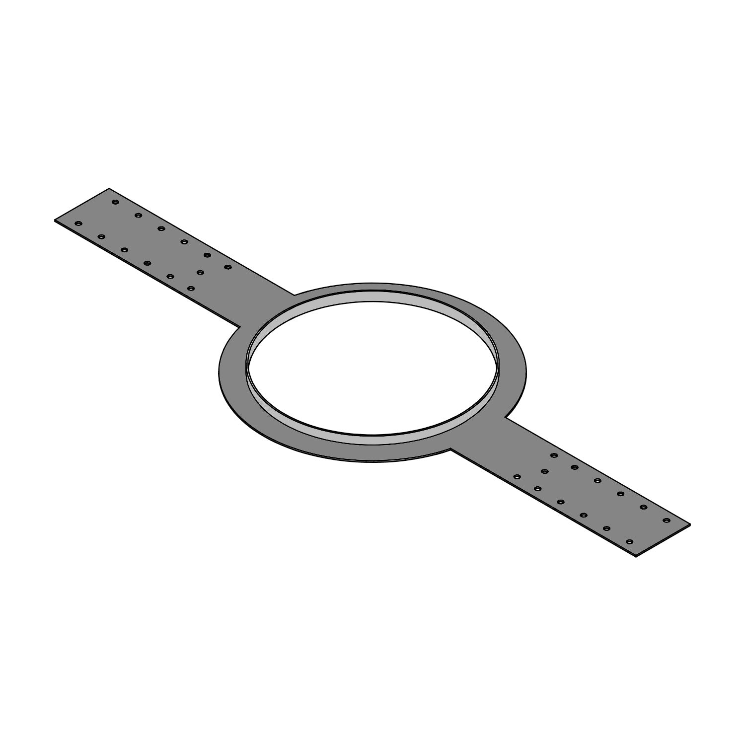 QSC AD-MR4 - Mud Ring for AD-C4T Ceiling Speakers (Set of 6)