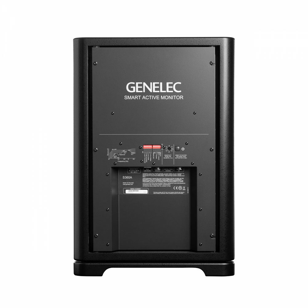 Genelec S360 SAM Smart Active Studio Monitor (Producer Black / Single)