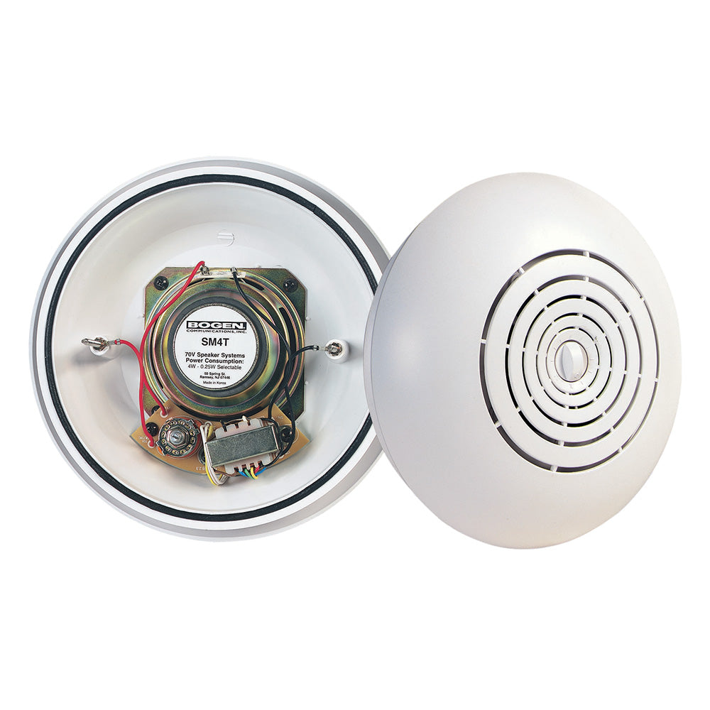 Bogen SM4T Easy Mount Cone Speaker (White)
