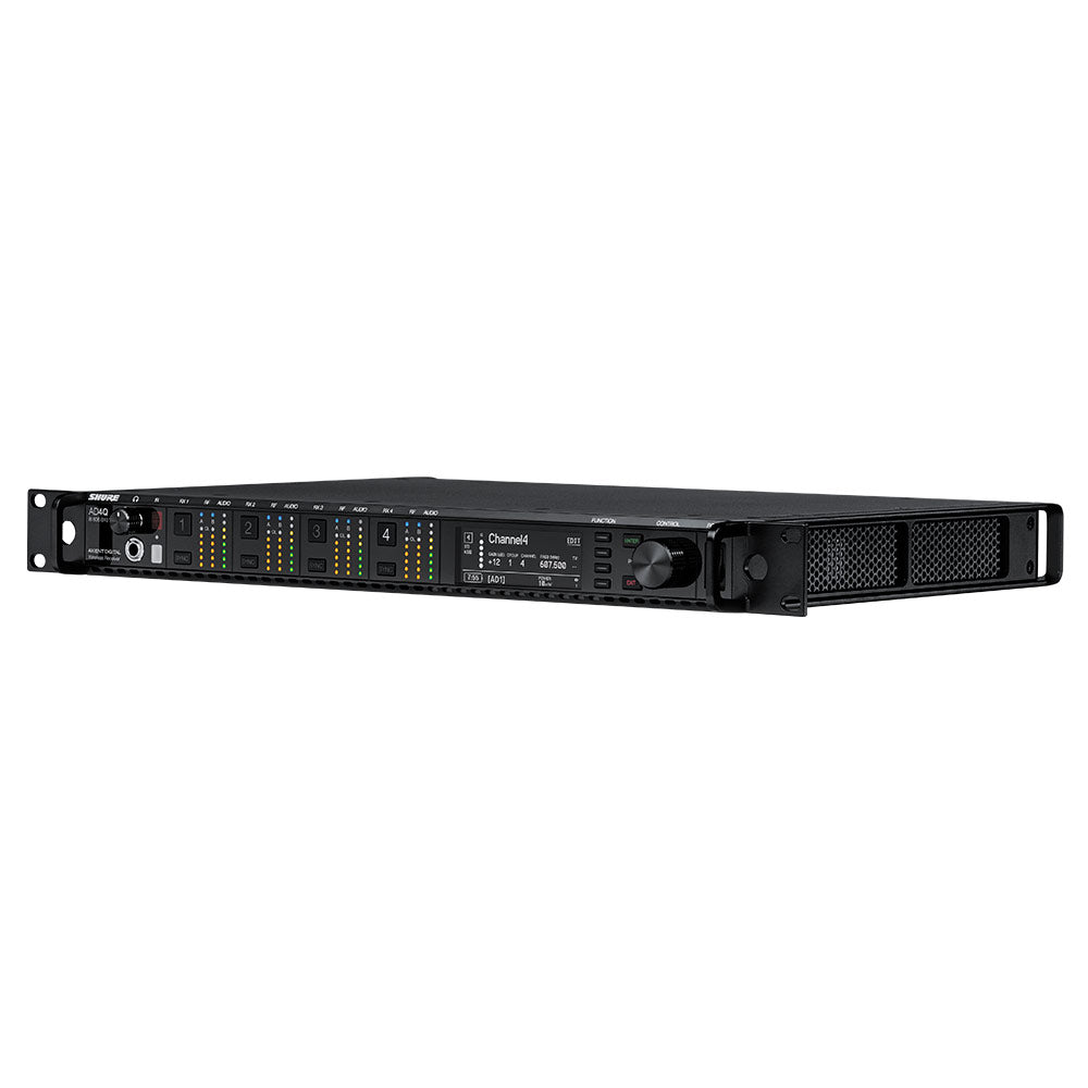 Shure AD4Q Quad Channel Axient Digital Receiver (A Band/470-636 MHz)