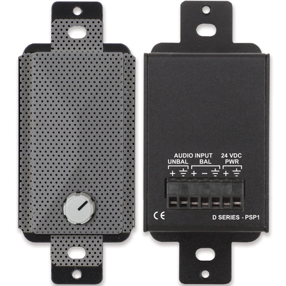 RDL DG-PSP1 Decora Mount Active Loudspeaker (Gray)